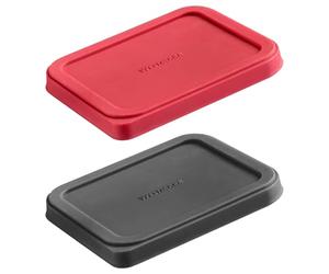 Westmark Coperchi Salva Freschezza - Coperchio in silicone elastico e riutilizzabile per lattine, piccole ciotole o vasetti di yogurt - ø 10,5 x 8,5 cm, silicone, 2 pezzi