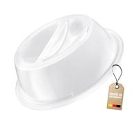 Westmark Coperchio per Microonde, Per Scongelare e Riscaldare in Microonde, Diametro: 27,5 cm, Plastica, Bianco, 22462270