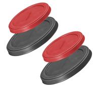 Westmark Coperchio Salva Freschezza - Coperchio in silicone elastico e riutilizzabile per lattine, piccole ciotole o vasetti di yogurt - ø 10 + 8 Cm, silicone, 4 pezzi