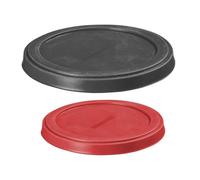 Westmark Coperchio salvafreschezza - Coperchio in silicone estensibile e riutilizzabile per lattine, piccole ciotole o vasetti di yogurt - ø 10 + 8 Cm, silicone, 2 pezzi