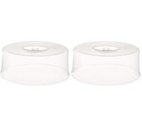 Westmark Copri-torta, Ø 30 cm, Con manico, Plastica, Trasparente, 34242251 (Confezione da 2)