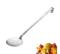Westmark Cucchiaio in schiuma Pro - mestolo in acciaio inox con gancio per appenderlo - mestolo perfetto per esaurimento, frittura e cucina professionale - argento, Ø 10 cm