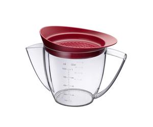 Westmark Fat Separator Jug with Strainer Lid, Volume: 1 Litre, Plastic, Transpar