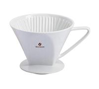 Westmark Filtro per caffè/Reggi-filtro in porcellana, Dimensioni filtro 4, Per max 4 tazze di caffè, Brasilia, Porcellana, 24482260