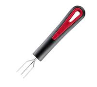 Westmark Forcone per patate con 3 denti, Lunghezza: 16,3 cm, Acciaio inox/Plastica, Gallant, Nero/Rosso, 29142270