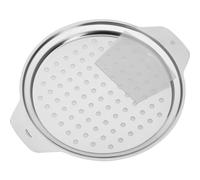 Westmark Formina per spaetzle + spatola, set da 2 pezzi, per pentole con diametro 24-28 cm, acciaio inox/plastica, argento, 61112240
