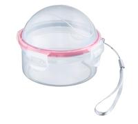 Westmark Fruit Box To Go - Pratica scatola per conservare frutta rotonda senza segni di pressione, anche in viaggio, lavabile in lavastoviglie, PP, silicone - ⌀ 9,5 x 10 cm