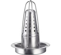 Westmark Girarrosto per pollo - pratico aiutante per una cottura uniforme e croccante del pollo fritto, ideale per il grill e il forno - acciaio inox