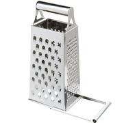 Westmark Grattugia a torre con piattino scorrevole, 4 lame diverse, altezza: 26,4 cm, acciaio inox, Quattro, argento, 11382270