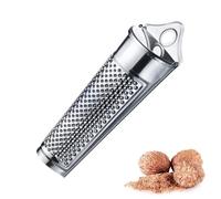 Westmark Grattugia per Noce Moscata, con Scomparto per Conservare la Noce Moscata, Lunghezza 15 cm, Acciaio Inox, Argento, 11532270