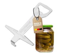 Westmark Leva-Tappi A Vite Con Apribottiglie, Lunghezza: 13,1 Cm, Acciaio Cromato, Vacumex, Argento, 10562270, 13.21 x 2.03 x 8.64 cm; 62.99 grammi