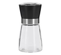 Westmark Macinatore per spezie, Macinino in ceramica, Regolabile, Vetro/Plastica, Nero/Argento/Trasparente, 63542260