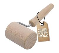 Westmark Mattarello a rullo per pasta, Cilindrico, Per teglie squadrate, Legno di faggio, ø 5,4 cm, Legno, Woody, Marrone chiaro, 30042270