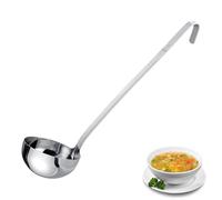 Westmark Mestolo Pro - Piccolo mestolo in acciaio inox per cucina professionale - Mestolo per salse, condimenti & Co - argento, Ø 12 cm, 500 ml