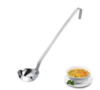Westmark Mestolo Pro - Piccolo mestolo in acciaio inox per cucina professionale - Mestolo per salse, condimenti & Co - argento, Ø 8 cm, 125 ml