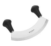 Westmark Mezzaluna, Con 1 lama, Lunghezza: 17 cm, Acciaio inox/Plastica, Argento/Nero, 12932270