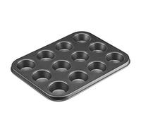 Westmark Mini teglia per muffin, Per 12 muffin, Rivestimento antiaderente, Acciaio stampato a freddo, Back Meister, Antracite, 32912270