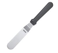Westmark Paletta angolata da pasticcere professionale, Angolata, Flessibile, Dimensioni lama: 3 x 10 cm, Lunghezza: 25 cm, Acciaio inox/Plastica, Master Line, Nero/Argento, 31252270