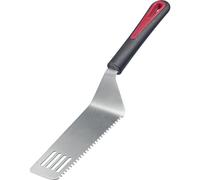 Westmark Paletta da portata Gallant - lama seghettata, superficie forata | Per tagliare e servire pizza, torte e sformati, angolata, Made in Germany, plastica/acciaio inox, 29332270