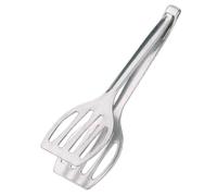 Westmark Paletta doppia/Pinza da barbecue, Lunghezza: 27,5 cm, Alluminio pressofuso, Duetto, Argento, 21102260