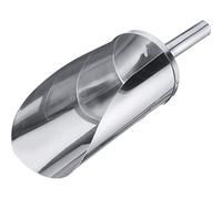 Westmark Paletta per pesare/riempire, Capacità: 600 ml (ca. 700 g di farina), Rotondo, Acciaio inox, Argento, 91142270