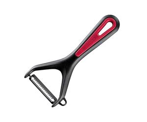 Westmark Pelaverdure alla julienne, Gallant, Lama in acciaio inox seghettata e punta, Nero/Rosso, 290522E1