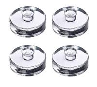 Westmark Pesi per fermentazione - set da 4 in vetro, Ø 7 cm | Per verdure fermentate, mantengono saldamente gli alimenti sotto la salamoia