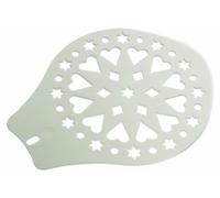 Westmark Piatto per torte e crostate, Stencil decorativo, Diametro: 28,2 cm, Plastica, Bianco, 31412270