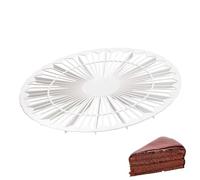 Westmark Piatto per torte e divisore, Doppia funzione, Rotondo, Diametro: 32 cm, Plastica, Bianco, 31432270