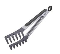 Westmark Pinze da buffet, Con scimmie forchetta in silicone e manici gommati, Lunghezza: 25,5 cm, Acciaio inox/plastica/silicone, Forchetta silicone Mini, Argento/nero, 16212270