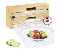 Westmark 52632260 Foil Dispenser, Bamboo PP, Brown