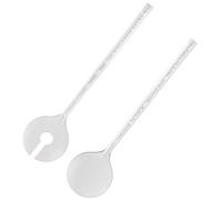 Westmark Posate per insalata, 2 pezzi, Con bolle d'aria, Lunghezza: 27,5 cm, Plastica, Bubbles, Colore: Trasparente, 20922270
