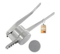Westmark Pressa per spätzle/patate, con fori tondi, in alluminio pressofuso, lunghezza: 41 cm, pressa spaetzle, argento, 61102260