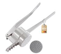 Westmark Schiacciapatate/Pressa per spaetzle, Fori speciali per spaetzle fatti a mano, Alluminio pressofuso, Lunghezza: 41 cm, Spätzlechef, Argento, 61202260