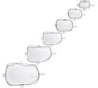 Westmark set 6 Coperchi ermetici quadrati coperchi in silicone espandibili e riu