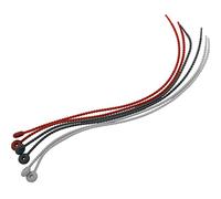 Westmark Set con spago da cucina per arrosto, 6 pz., Silicone, Lunghezza: 40,5 cm l'uno, Rosso/Grigio chiaro/Grigio scuro, 15242280