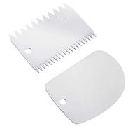 Westmark Set con spatola e paletta decorativa, 2 pz., Plastica, Bianco, 30852270