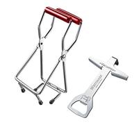 Westmark Set da 2 Pezzi: 1 Leva-Tappi a Vite + 1 Pinza per Barattoli, Plastica d
