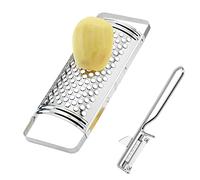 Westmark Set da 2 Pezzi, Grattugia + Sbucciatore, Acciaio Inox, Famos, Argento, 103522E6