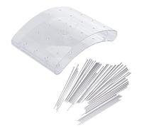Westmark Set da 2 Pezzi, Supporto per CakePop e 48 Bastoncini di Carta CakePop, 15 cm, Plastica/Carta, Trasparente/Bianco, 302522E6
