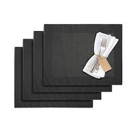 Westmark Set da tavola/Tovagliette americane, 4 Pezzi, 42 x 32 cm, Materiale sintetico, Antracite, Saleen Edition: Home