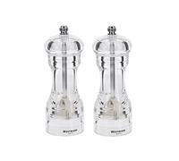 Westmark Set di 2 Macinini, 2 Pezzi, Saliera e Pepiera, Con Macinino in Ceramica, Plastica, Acrilico, Trasparente, 635322E3