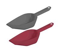 Westmark Set di 2 pale da forno, pesatura, capacità di riempimento: circa 450 ml, plastica, halvar, antracite/rosso, 90952270, 450 ml, 2 pezzi, 2 colori