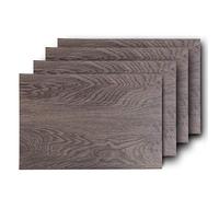 Westmark Set di 4 Tovagliette per la Tavola, 45 x 30 cm, Sintetico, Effetto Legno, Saleen Edition: Nature, Acero Grigio-Marrone, 01059606150