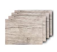 Westmark Set di 4 Tovagliette per la Tavola, 45 x 30 cm, Sintetico, Effetto Legno, Saleen Edition: Nature, Rovere Chiaro, 01059810150