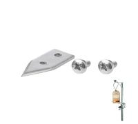 Westmark Set di parti di ricambio, 3 pezzi, Lama + 2 viti per macchina apriscatole Sieger Clou 30/40/50, Acciaio inox, Argento, 19952280
