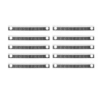 Westmark Set di ricambi, 10 lame di ricambio per pelapatate/pelapatate, acciaio inossidabile, 49 x 5.5 mm, 11060250