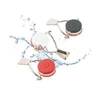 Westmark Set di Tappi a Leva per Bottiglie, 3 Pezzi, Con Guarnizione in Silicone, Acciaio, Rosso/Bianco/Nero, 44402280