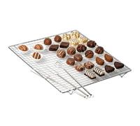 Westmark Set per decorare e per praline, 4 pz., 2 forconi per cioccolatini, 1 utensile a spirale, 1 griglia, Incl. Ricettario, Acciaio/Acciaio inox, Argento, 31472260