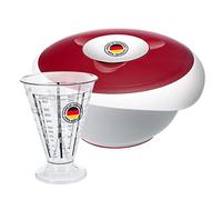 Westmark Set per dolci - 2 pezzi, ciotola 3,5 l, misurino Gerda 0,5 l | Coperchio con anello paraspruzzi, cono di precisione, anello in gomma sul fondo, Made in Germany, senza BPA, 315522E8